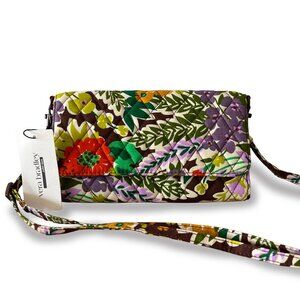 Vera Bradley Evening Garden Wallet Crossbody NWT Floral